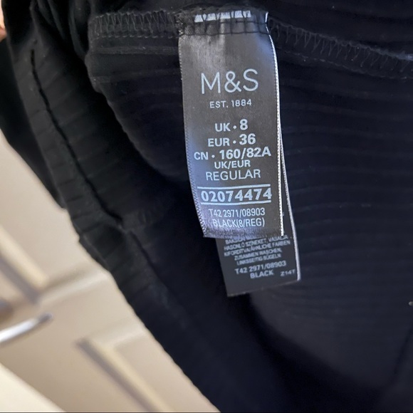 Marks & Spencer Cold Shoulder Rib Knit Dress - Picture 5 of 6